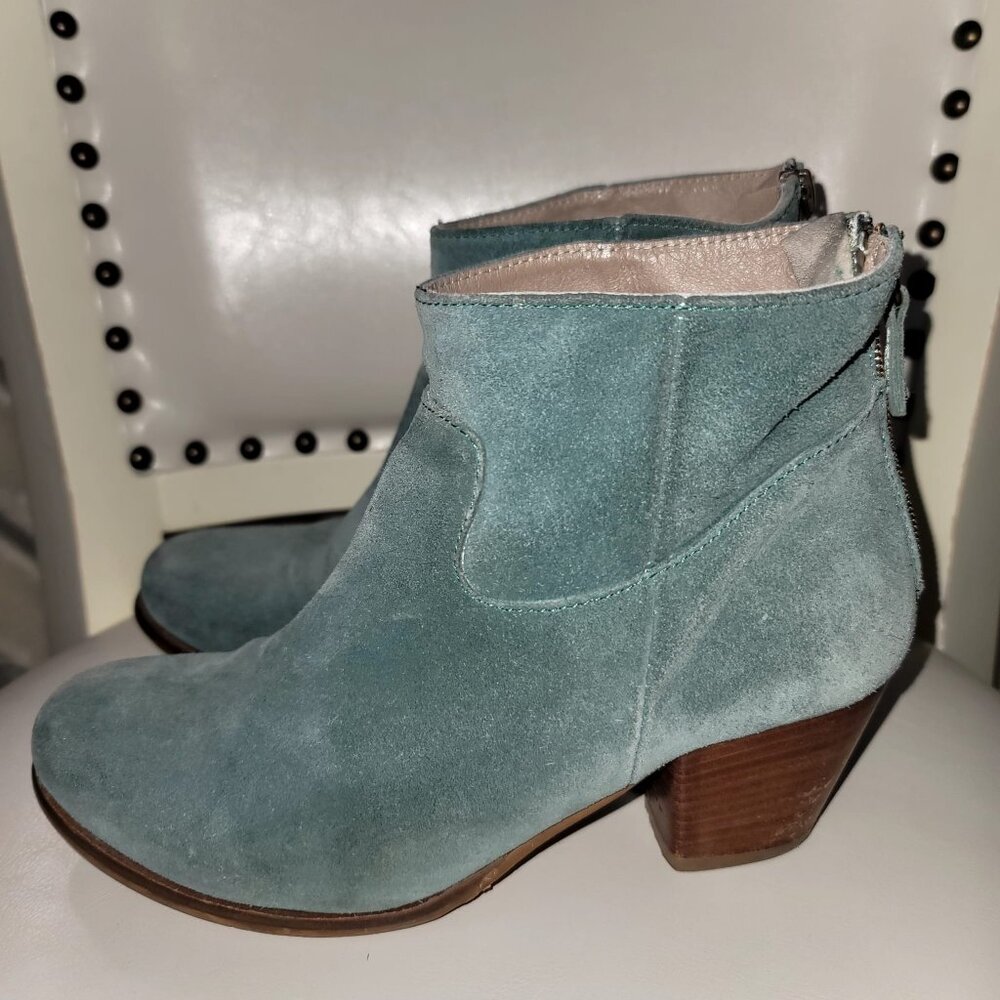 Garnet Hill Suede Booties - Womens - Made in Italy